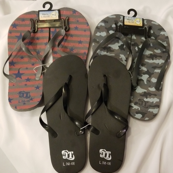 OT Revolution Other - Men's Flip Flops Bundle of 3